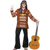 Finidi Grappig Hippie kostuum Ibiza heren