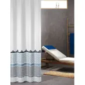 Sealskin Douchegordijn Marrakech Blauw 180x200 cm