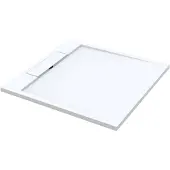 Best design Just Solid douchebak 90x90x3.5cm mat wit