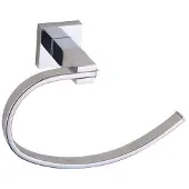 Badstuber Catrin handdoek ring chroom