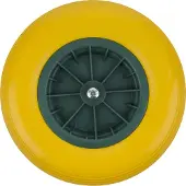 PRACTO Garden Kruiwagenwiel TK002 Geel