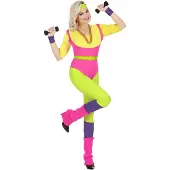 Widmann Leuk 80er jaren Fitness pak voor dames