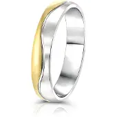 Lucardi Ring goud / zilver