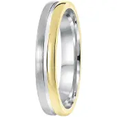 Lucardi Ring goud / zilver