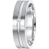 Lucardi Ring zilver / transparant