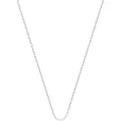 Lucardi Ketting 'Basic' zilver