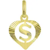 Lucardi Hangers 'Buchstabe' goud
