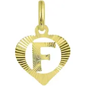 Lucardi Hangers 'Buchstabe' goud