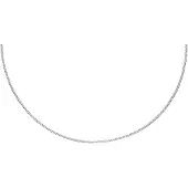 Lucardi Zilveren ketting met gourmet schakel 42 cm