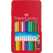 Faber-Castell kleurpotloden - Colour Grip - blik 12 stuks - FC-112413