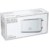 Black & Decker Broodrooster BXTO1001E - Brede Opening - 7 Bruinings-Instellingen - 1000 Watt - Wit