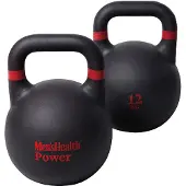 Men's Health Kettlebel Pro Style 12 KG Zwart