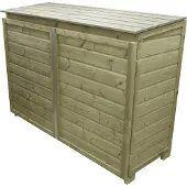Lutra Lutrabox Afvalcontainerkast 3 Containers 176x65x111,5cm