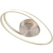 QAZQA Design plafondlamp staal incl. LED 3 staps dimbaar - Rowan