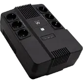 Ewent Line Interactieve UPS 600 VA Met 6 Stopcontacten