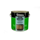Tenco Buitenbeits Tuindecor Transparant - Kastanjebruin - Zijdeglans - 2,5l