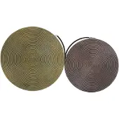 Light & Living bijzettafel talca Ø49x52cm - set van 2
