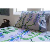 Kayori Dekbedovertrek Kids Slaap lekker, blauwe regen Mutli Katoen-140 x 200 / 220 cm | 1-Persoons