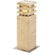QAZQA Moderne staande buitenlamp zandsteen 40 cm - Grumpy