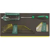 Stahlwille TCS 1201/4000/10766/38 Haakse schroevendraaierset 39-delig
