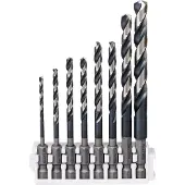 Bosch 8-DELIGE SPIRAALBORENSET HSS IMPACT CONTROL