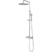 Brauer Brushed Edition opbouw regendoucheset met 3 standen handdouche en hoofddouche 30cm RVS geborsteld PVD