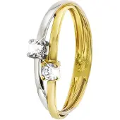 Lucardi Ring 'Klassisch' zilver