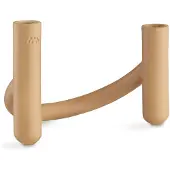 Kähler Design Nellemann Vaas en Kandelaar in 1- 14 cm - Bruin