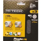 Piranha schuurgaas rond 115mm K120 X39227-XJ