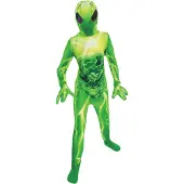 Amscan Kinderkostuum Alien Groen, 4-6 jaar