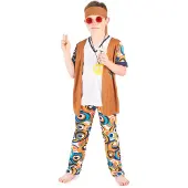 Generik Hippie outfit voor jongens - Verkleedkleding