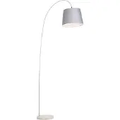 QAZQA Moderne booglamp met grijze kap - Bend