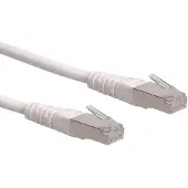 Roline patchkabel Cat.6 (Klasse E) S/FTP (PiMF), wit, 7 m