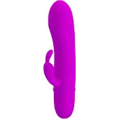 Pretty Love Pillow Talk - Feisty Thrusting Vibrator - Rose