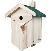 Trixie Vogelhuisje Pimpelmees Bituum Dak- Nestkastje - - Houtkleur - 55906