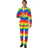 Suitmeister - Fun Kostuum - Rainbow - voor Mannen - standaard - Maat XL