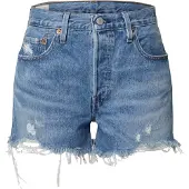 Levi's Jeans '501 Original Short' blauw denim