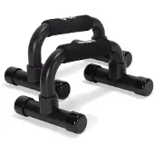 VirtuFit Opdruksteunen - Push Up bars - Zwart