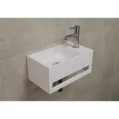 Saniclear fonteinset Bali rechts met chromen kraan