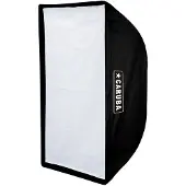 Caruba Quick Assembly Matte Zilver Strip Softbox 60x90cm