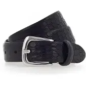 B.belt Charlisa Riem Leer 95 cm zwart