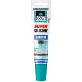 Bison Siliconenkit Super Silicone Sanitair Transparant 150ml