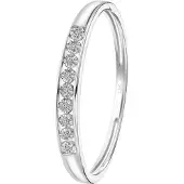 Lucardi Ring 'Chic' zilver