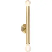 QAZQA Hotel Chique wandlamp goud 2-lichts -Tubi