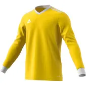 Adidas Voetbalshirt Tabela 18 - Geel/Wit Lange Mouwen Kids