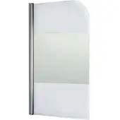 AquaVive Badwand Salina 80x140cm Chroom