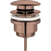 Best design Lyon clickwaste z/overloop 5/4'' rosé mat goud
