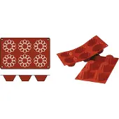 Silikomart Bakmat 1/3 GN Briochette Siliconen Horeca