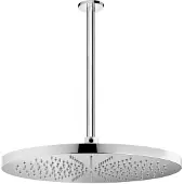 Hotbath Cobber M441C Hoofddouche 20 Cm Met Plafondbuis 15 Cm Geborsteld Nikkel - Messing - Kranen, Douchekranen, Hoofddouches - 8719638613927 - Kranen, Douchekranen, Hoofddouches