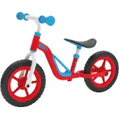 Chillafish Charlie Lichtgewicht Loopfiets Met Handvat - 10 inch - 18 maanden tot 4 jaar, Rood